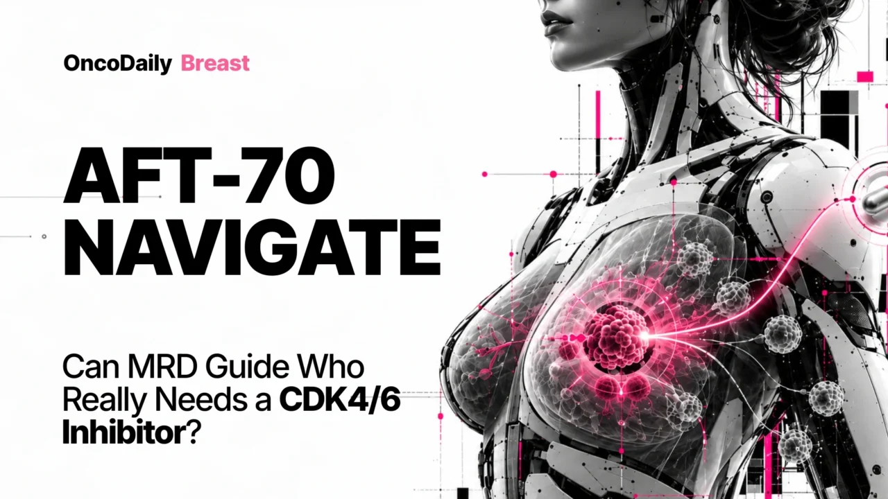 AFT-70 NAVIGATE: Can ctDNA MRD Spare Some Patients With Early HR+/HER2− Breast Cancer From Upfront CDK4/6 Therapy?