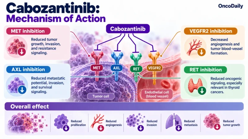 Cabozantinib: Understanding Its Mechanism, Dosing, Clinical Uses, and Role in RCC, HCC, Thyroid Cancer, and Neuroendocrine Tumors 1 Cabozantinib OncoDaily