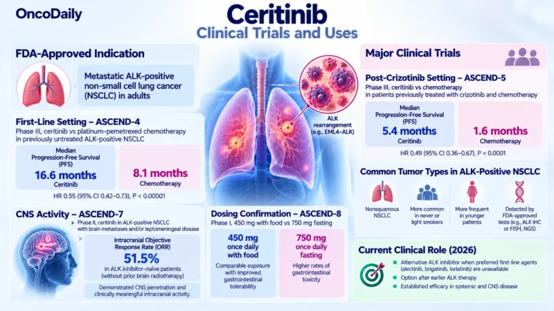Ceritinib (Zykadia): Understanding Its Mechanism, Dosing, Clinical Uses, and Role in ALK-Positive Lung Cancer 11 Ceritinib OncoDaily