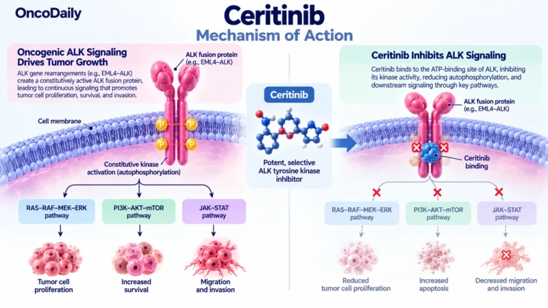 Ceritinib (Zykadia): Understanding Its Mechanism, Dosing, Clinical Uses, and Role in ALK-Positive Lung Cancer 9 Ceritinib OncoDaily