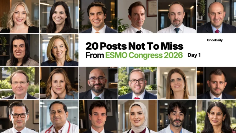 20 Posts Not to Miss from ESMO Congress 2026: Day 1