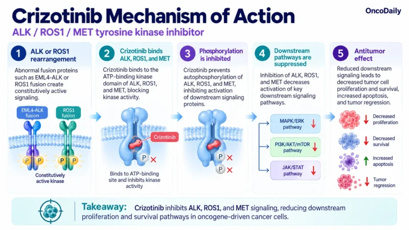 Crizotinib (Xalkori): Understanding Its Mechanism, Dosing, Clinical Uses, and Role in ALK- and ROS1-Positive Cancers 9 Crizotinib OncoDaily