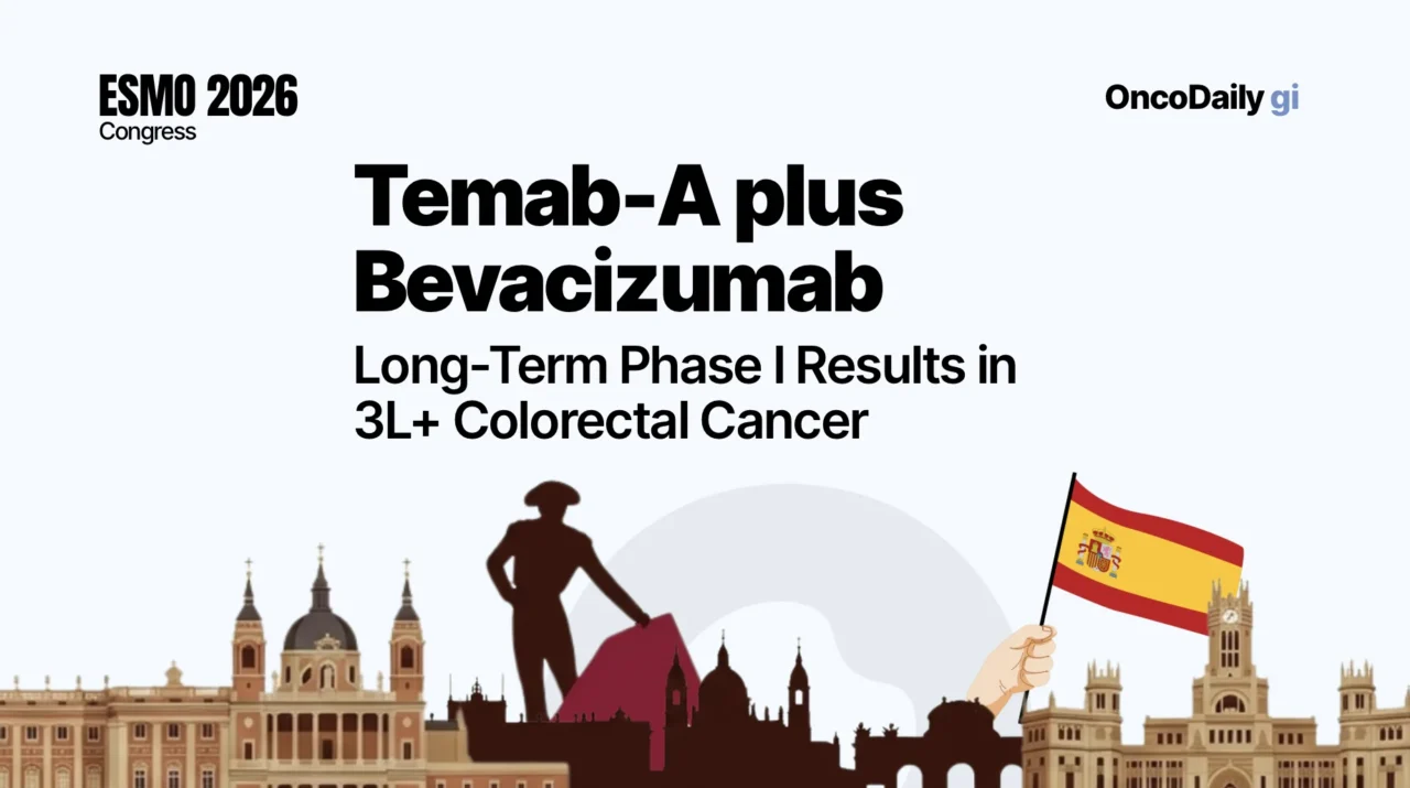 Temab-A + Bevacizumab at ESMO 2026: Long-Term Phase I Results in Previously Treated Colorectal Cancer