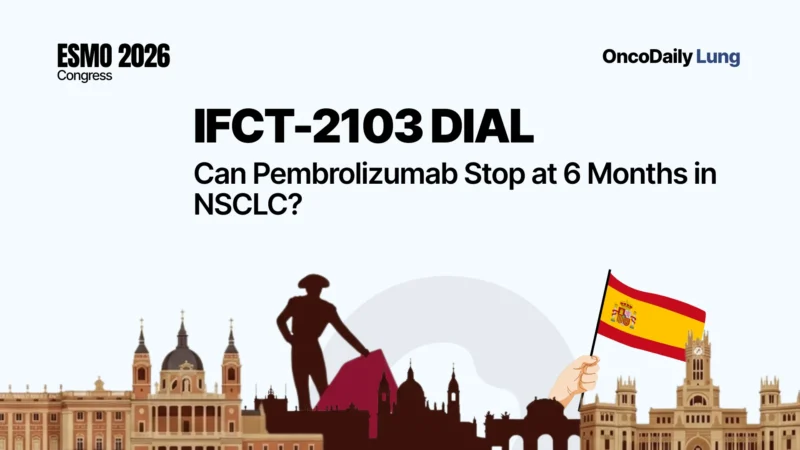 IFCT-2103 DIAL: Can Pembrolizumab Be Stopped After 6 Months in Metastatic NSCLC?