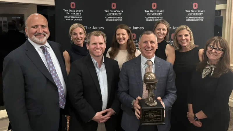 Floor Backes: Ohio State Gynecologic Oncology Team Receives 2026 James Atlas Award