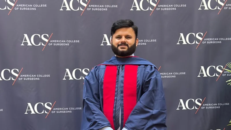 Hassan R. Hashmi: Honored to be Inducted as a FACS at the ACS Clinical Congress 2025 in Chicago