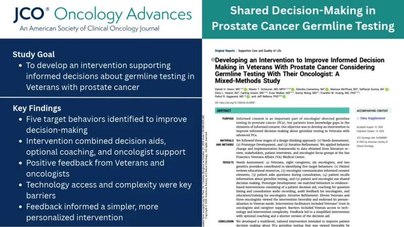 Cristiane Bergerot: Suggested Papers From JCO Oncology Advances 5 Cristiane Bergerot