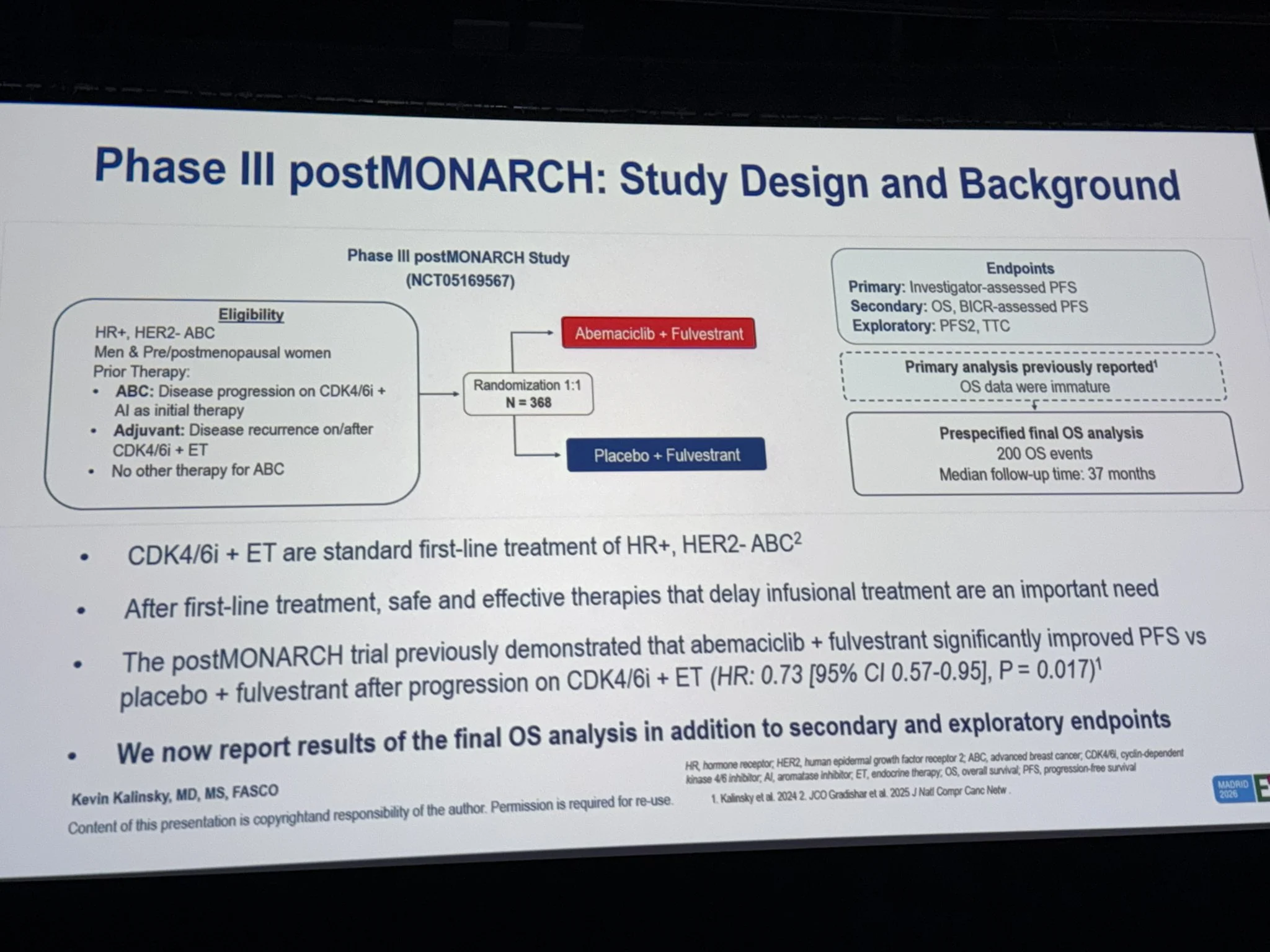 Giampaolo Bianchini: Reflecting on Post-CDK4/6i Strategies and Efficacy Differences Among CDK Inhibitors 2 Giampaolo Bianchini