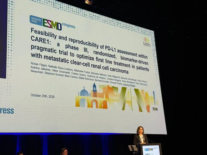 Elizabeth Nally: ESMO26 Highlights an International Investigator-Led Study in First-Line RCC 2 Elizabeth Nally: ESMO26 Highlights an International Investigator-Led Study in First-Line RCC