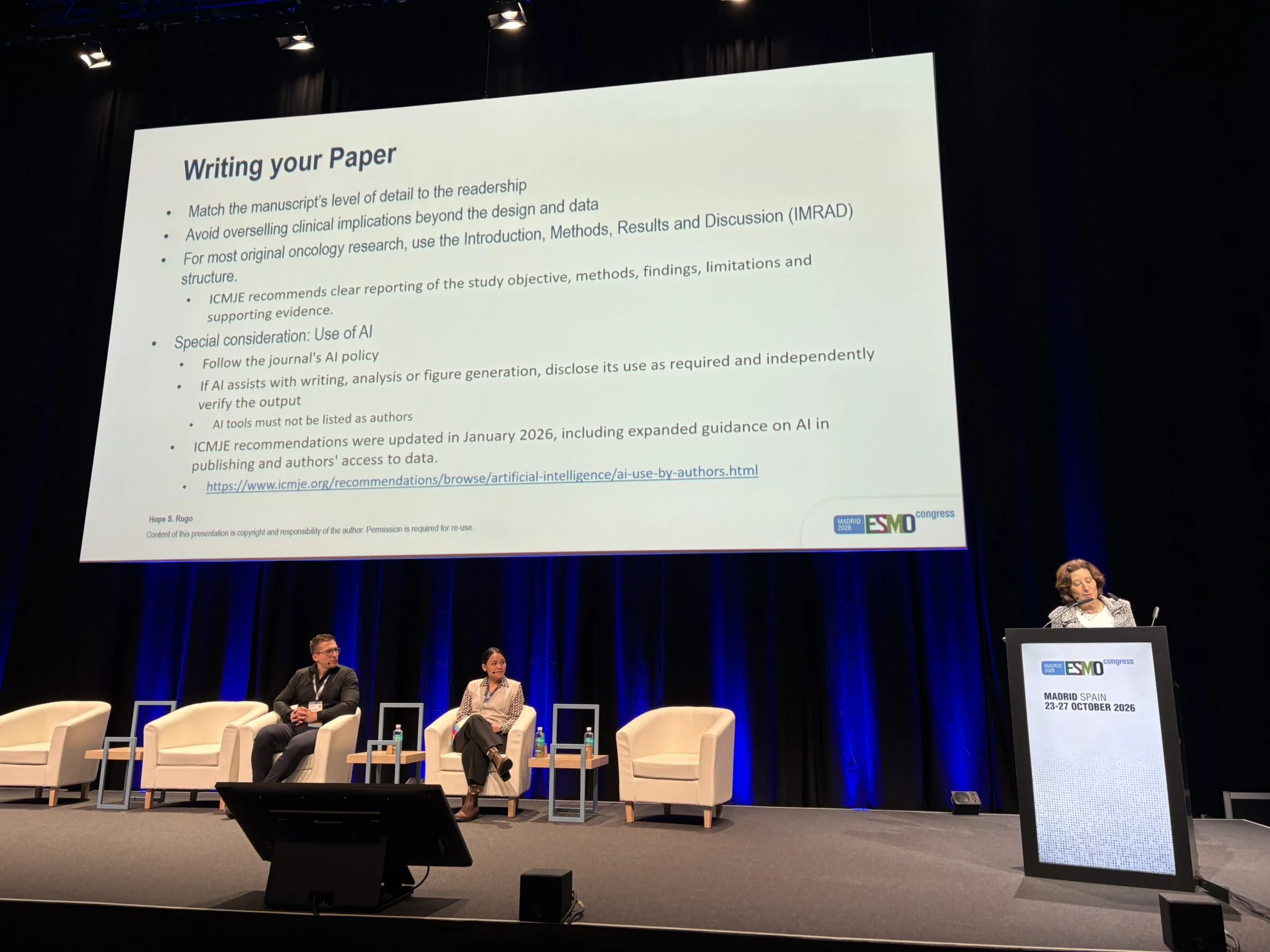 Hongcheng Zhu: Hope Rugo Offers Guidance for Publishing in Oncology Journals
