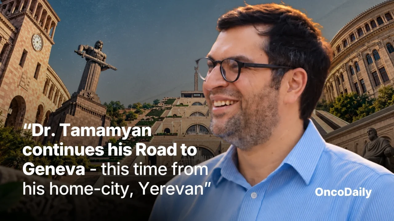 “Dr. Tamamyan continues his Road to Geneva – this time from his home-city, Yerevan”