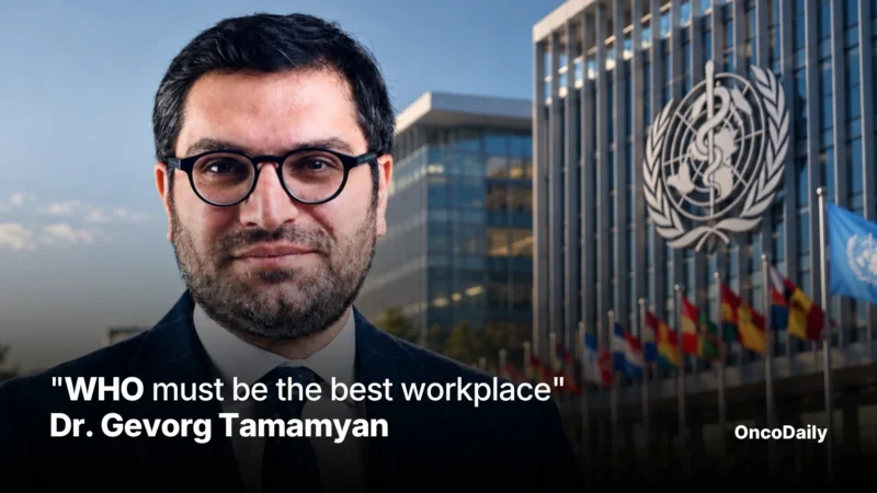 “WHO must be the best workplace” – Dr. Gevorg Tamamyan
