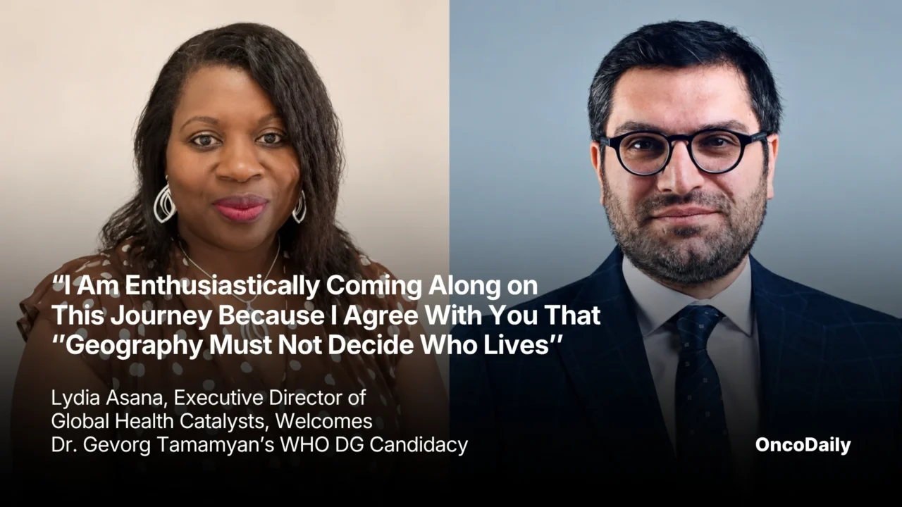 “I Am Enthusiastically Coming Along on This Journey” – Lydia Asana, Executive Director of Global Health Catalysts, Welcomes Dr. Gevorg Tamamyan’s WHO DG Candidacy