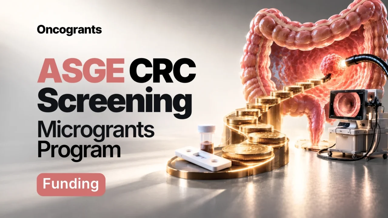 ASGE CRC Screening Microgrants Program: Up to $20,000 to Improve Colorectal Cancer Screening in Underserved Populations