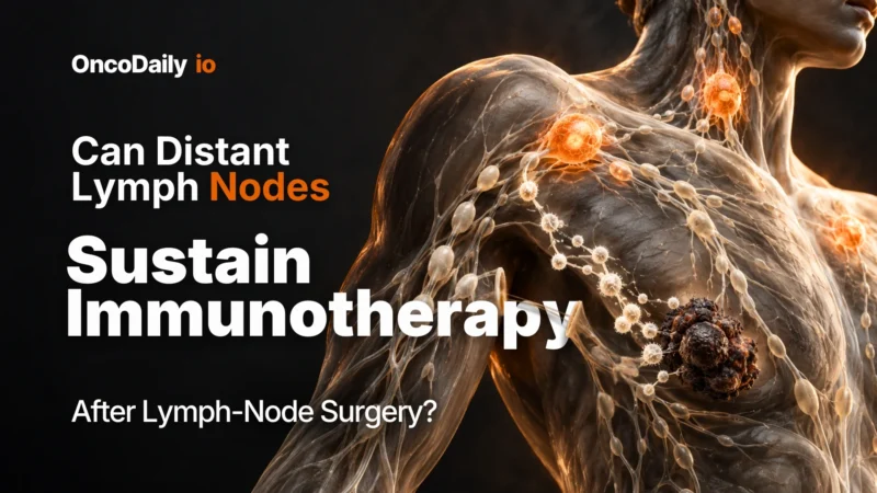 Can Distant Lymph Nodes Sustain Immunotherapy After Lymph-Node Surgery?