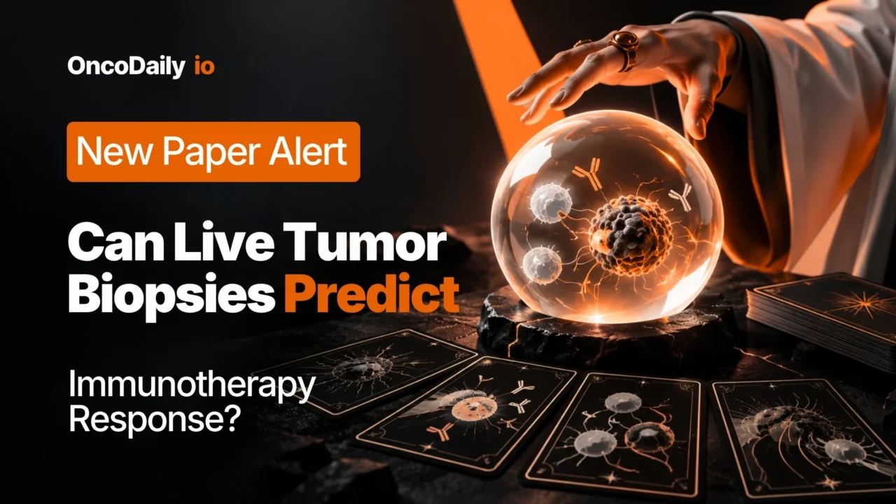 Can Live Tumor Biopsies Predict Immunotherapy Response?