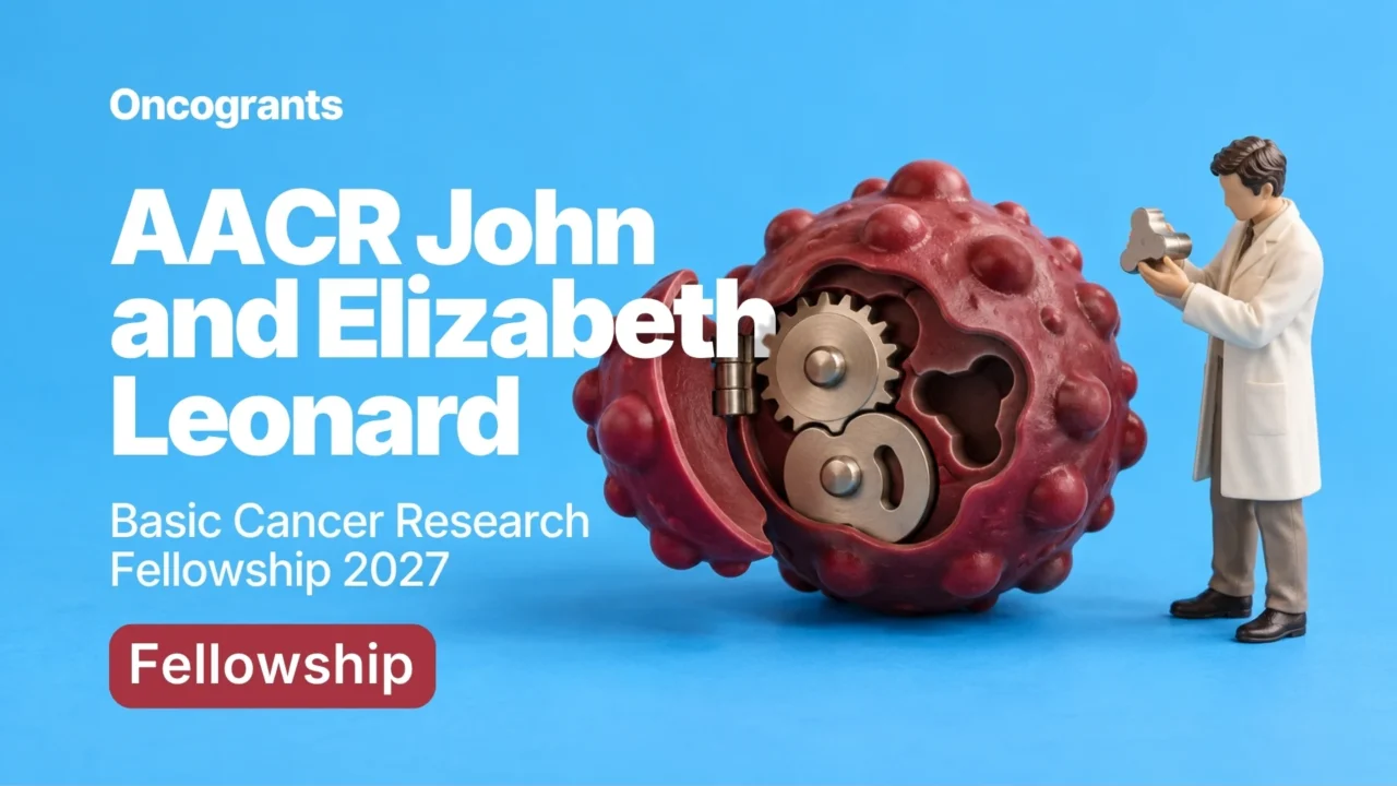 AACR John and Elizabeth Leonard Basic Cancer Research Fellowship 2027