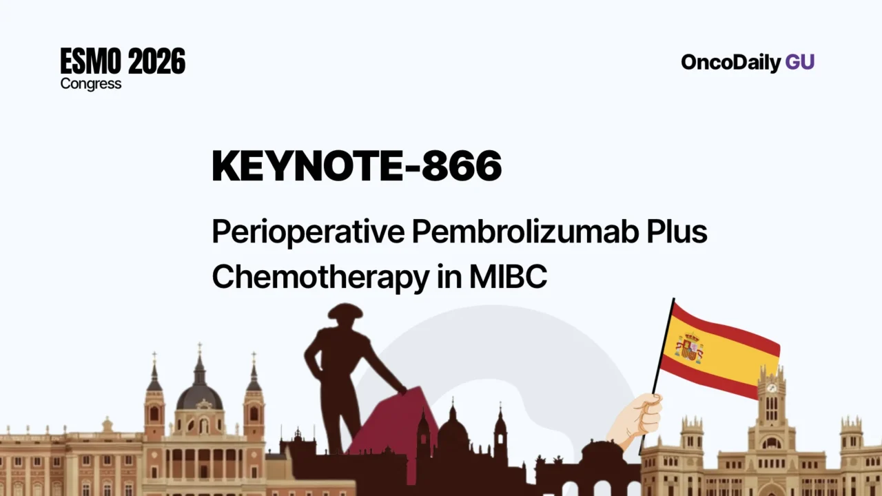KEYNOTE-866 at ESMO 2026: Perioperative Pembrolizumab Plus Chemotherapy in Muscle-Invasive Bladder Cancer