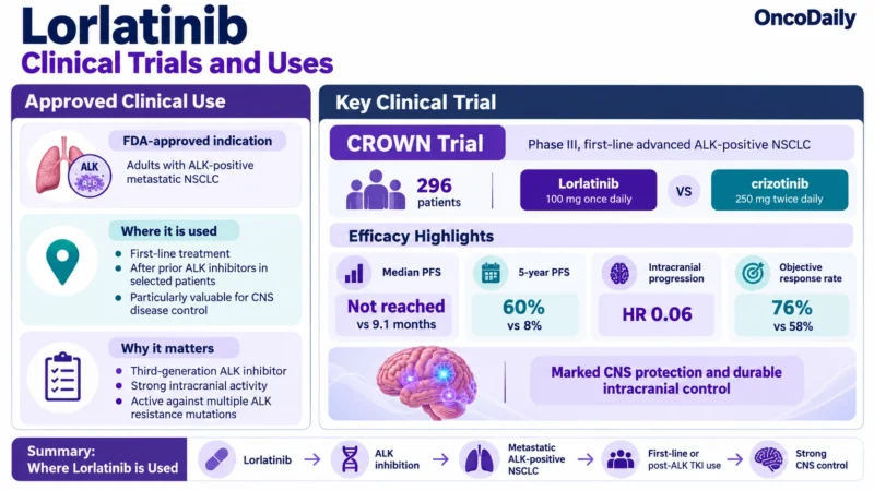 Lorlatinib(Lorbrena): Understanding Its Mechanism, Dosing, Clinical Uses, and Role in ALK-Positive Lung Cancer 11 Lorlatinib OncoDaily