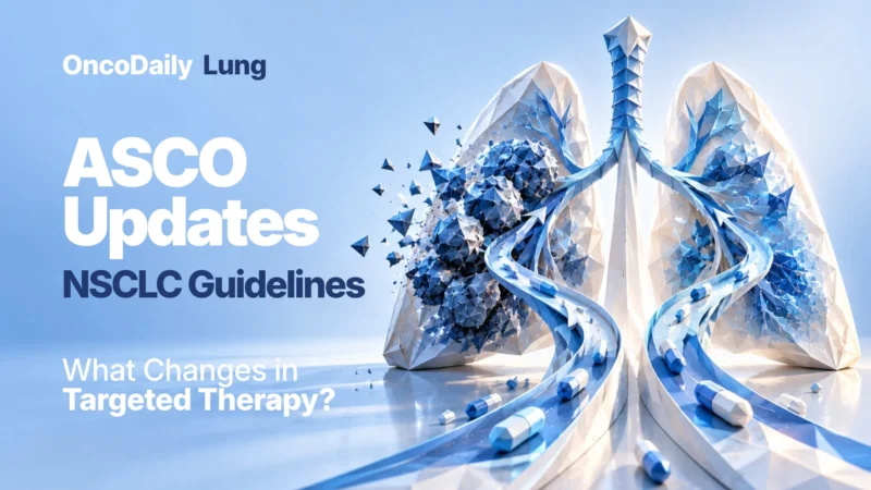 ASCO 2026.3.4 Living Guideline: Lorlatinib Takes Priority in First-Line ALK-Positive NSCLC After Landmark Seven-Year CROWN Results