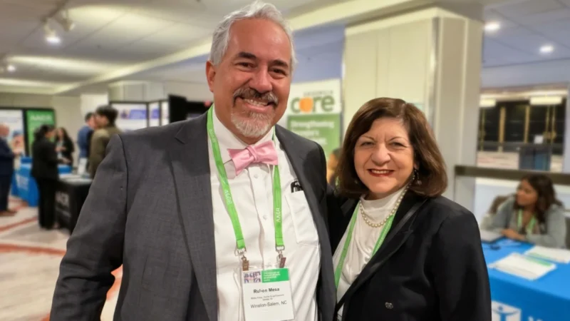 Margaret Foti Highlights Ruben Mesa’s Impact at AACR’s Cancer Health Disparities Conference