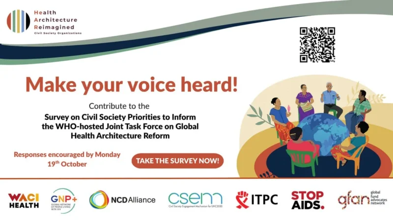 NCD Alliance Launches Survey to Inform WHO-Led Global Health Reform