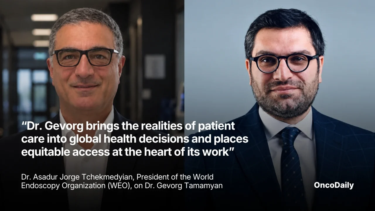 “Dr. Gevorg Brings the Realities of Patient Care into Global Health Decisions and Places Equitable Access at the Heart of Its Work” – Dr. Asadur Jorge Tchekmedyian, President of the World Endoscopy Organization (WEO), on Dr. Gevorg Tamamyan