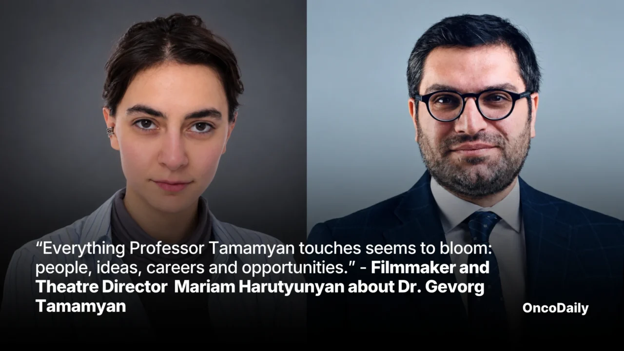 “Everything Professor Tamamyan touches seems to bloom: people, ideas, careers and opportunities.” – Filmmaker and Theatre Director Mariam Harutyunyan about Dr. Gevorg Tamamyan