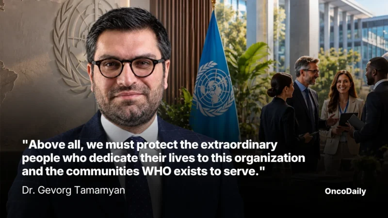 “Above All, We Must Protect the Extraordinary People Who Dedicate Their Lives to This Organization, and the Communities WHO Exists to Serve” – Dr Gevorg Tamamyan