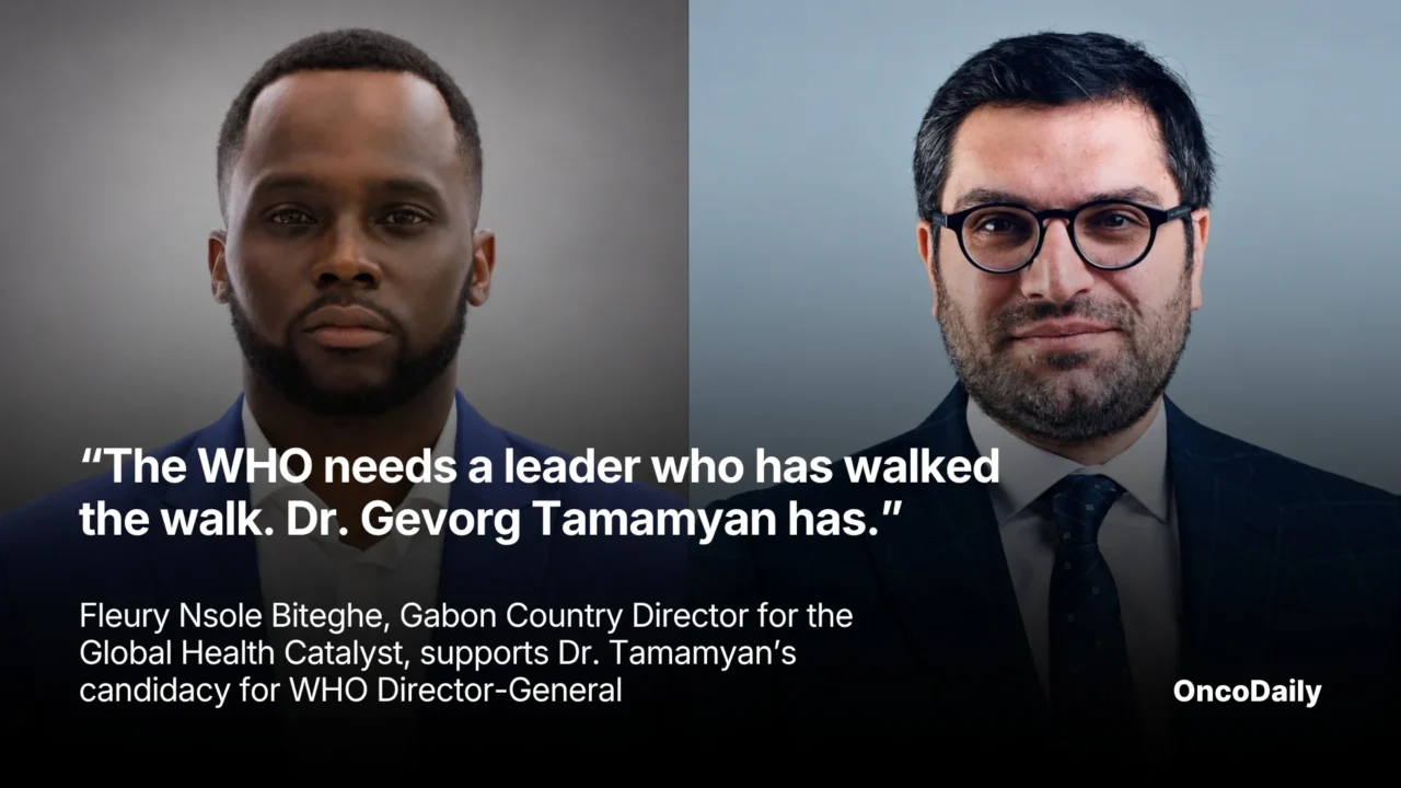“The WHO Needs a Leader Who Has Walked the Walk. Dr. Gevorg Tamamyan Has.” – Fleury Nsole Biteghe, Gabon Country Director for the Global Health Catalyst, Supports Dr. Tamamyan’s Candidacy for WHO Director-General