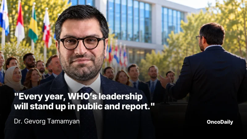 “Every Year, WHO’s Leadership Will Stand Up in Public and Report” – Dr. Gevorg Tamamyan