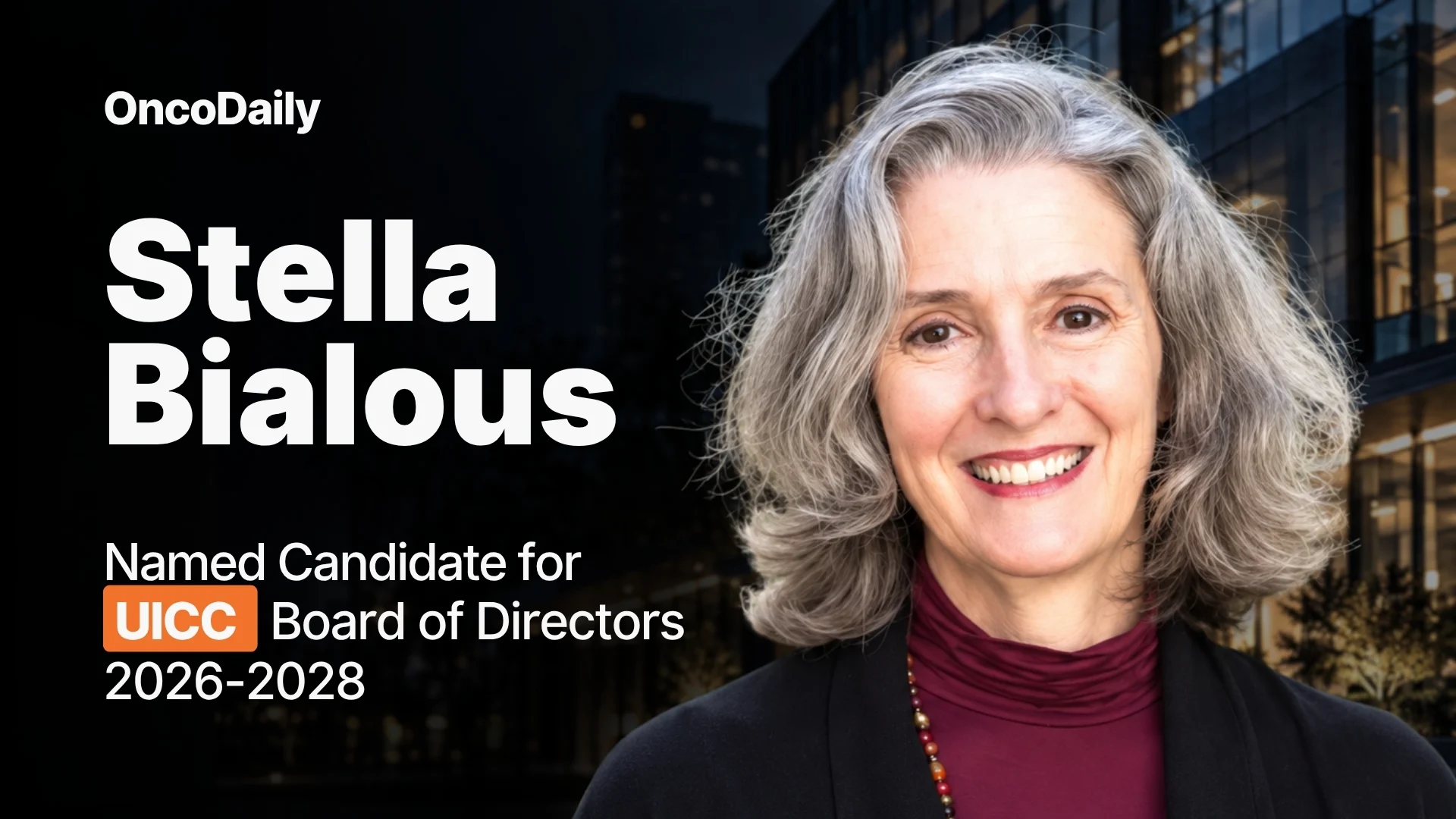 Jesper Fisker Named Candidate for UICC Board of Directors 2026–2028 2 Stella Bialous