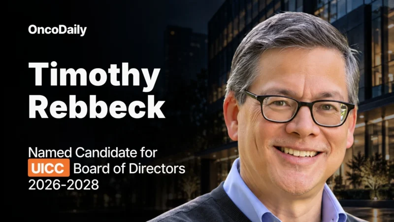 Timothy Rebbeck Named Candidate for UICC Board of Directors 2026–2028