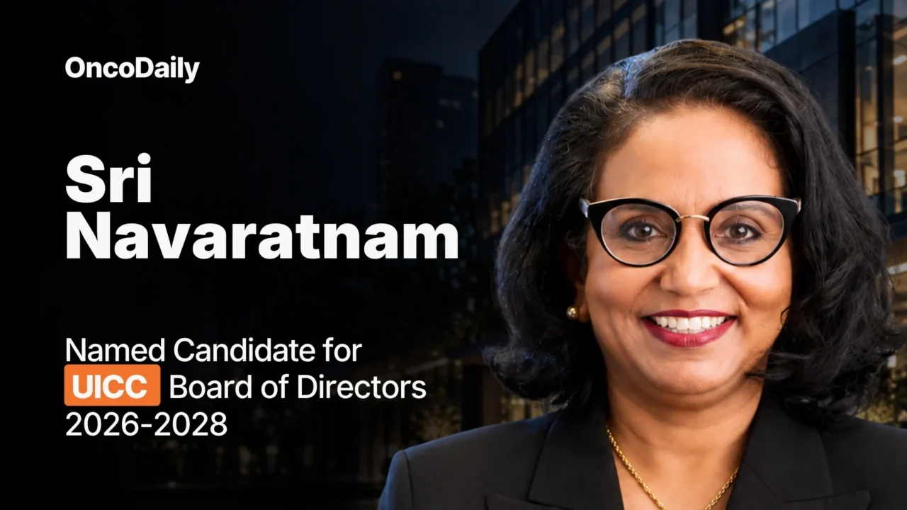 Sri Navaratnam Named Candidate for UICC Board of Directors 2026–2028