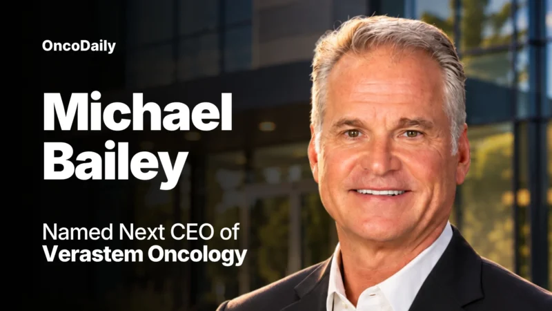 Michael Bailey Named Next CEO of Verastem Oncology