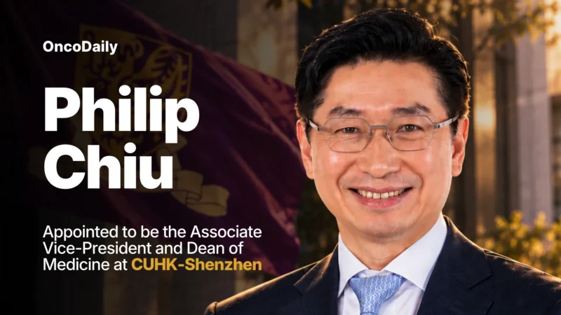 Philip Chiu Assumes the Roles of Associate Vice-President and Dean of Medicine at CUHK-Shenzhen