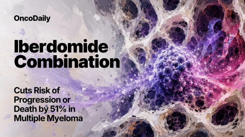 BMS Reports Iberdomide Combination Reduces Risk of Progression or Death by 51% in Relapsed or Refractory Multiple Myeloma