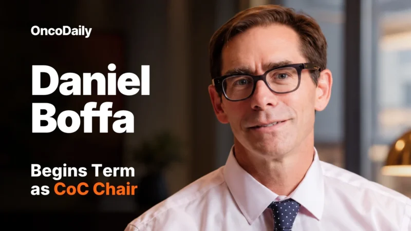Daniel Boffa Begins Two-Year Term as Chair of the American College of Surgeons Commission on Cancer