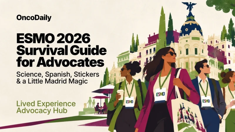 ESMO 2026 Survival Guide for Advocates: Science, Spanish, Stickers and a Little Madrid Magic