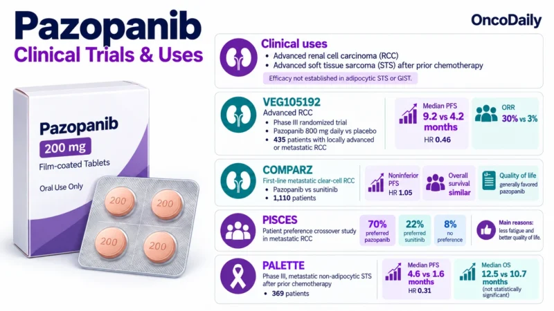 Pazopanib: Understanding Its Mechanism, Dosing, Clinical Uses, and Role in Renal Cell Carcinoma and Soft Tissue Sarcoma 3 Pazopanib OncoDaily