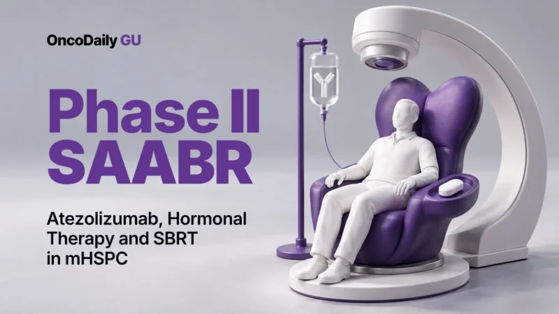 Phase 2 SAABR Trial: Atezolizumab Plus Hormonal Therapy and Prostate SBRT in Metastatic Prostate Cancer