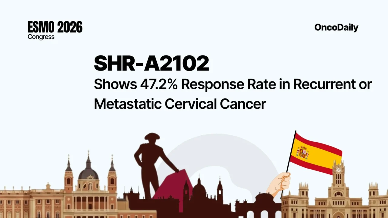 SHR-A2102 at ESMO 2026 Shows 47.2% Response Rate in Recurrent or Metastatic Cervical Cancer