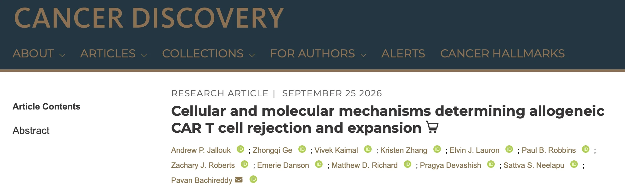 Yan Leyfman: Unraveling the Mechanisms Behind Allogeneic CAR-T Rejection and Expansion 2 Yan Leyfman: Unraveling the Mechanisms Behind Allogeneic CAR-T Rejection and Expansion