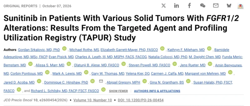 Gordan Srkalovic: Can an Established Therapy Show Activity in FGFR2 - Mutated Cancers? 2 Gordan Srkalovic: Can an Established Therapy Show Activity in FGFR2 - Mutated Cancers?