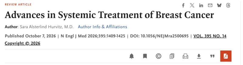 Neil Vasan: What’s New in Metastatic Breast Cancer Treatment?