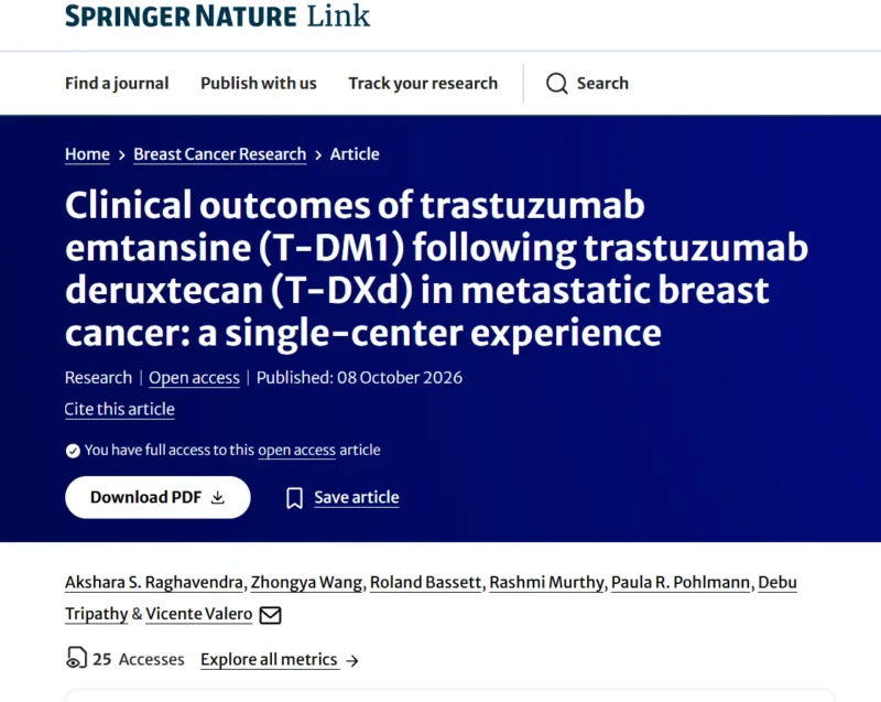 Jason Mouabbi: Is T-DM1 Still Useful after T-DXd in HER2+ Metastatic Breast Cancer 2 Jason Mouabbi