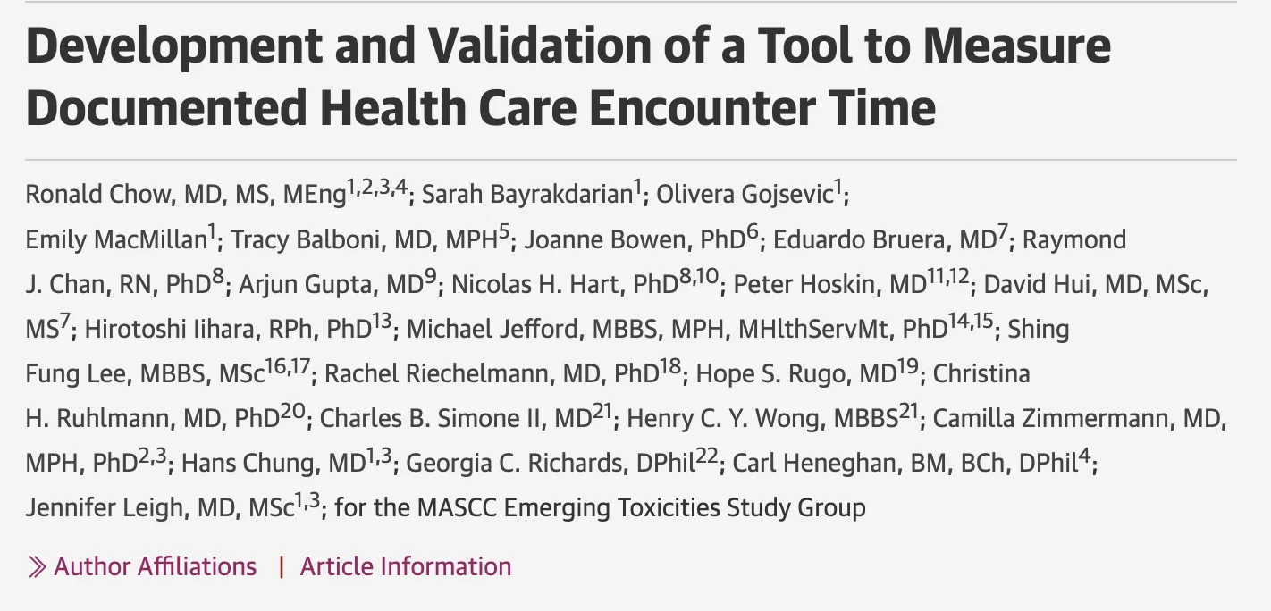 New TIME Tool Introduces Standardized Assessment of Time Toxicity in Cancer Care - MASCC 2 New TIME Tool Introduces Standardized Assessment of Time Toxicity in Cancer Care - MASCC