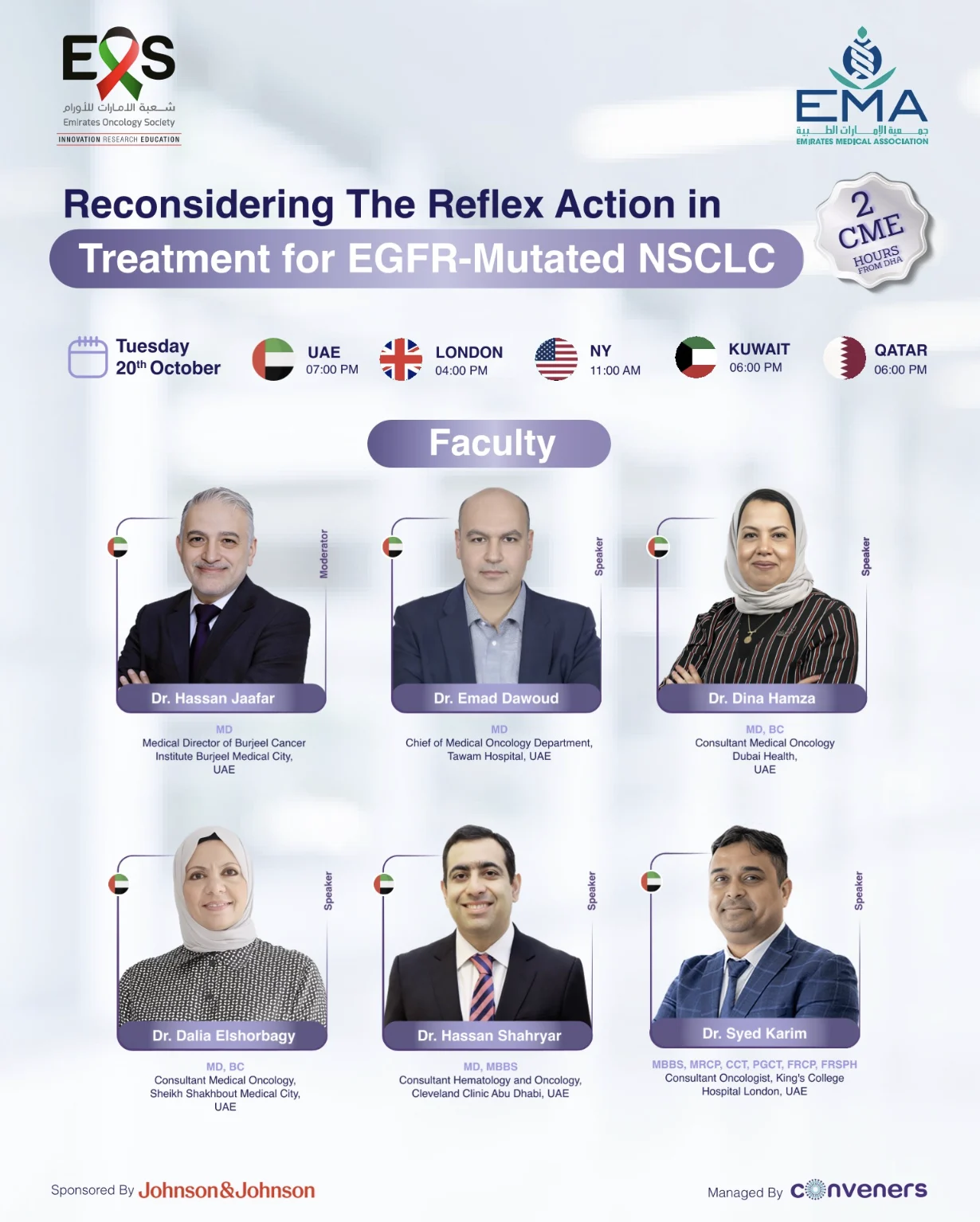 An Impactful Meeting on Reconsidering the Reflex Action in Treatment for EGFR-Mutated NSCLC - EOS 2 An Impactful Meeting on Reconsidering the Reflex Action in Treatment for EGFR-Mutated NSCLC - EOS