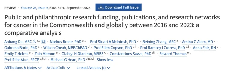 Miguel Bronchud: Is There an Urgent Need to Review Cancer Research Investment Priorities? 2 Miguel Bronchud: Is There an Urgent Need to Review Cancer Research Investment Priorities?
