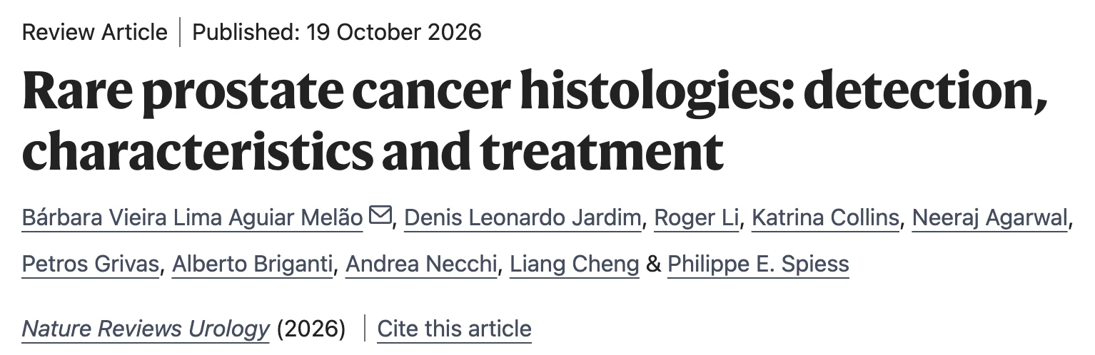 Liang Cheng: The Diagnostic, Molecular, and Clinical Features of Common and Rare Prostate Cancer Histologic Subtypes 2 Liang Cheng: The Diagnostic, Molecular, and Clinical Features of Common and Rare Prostate Cancer Histologic Subtypes